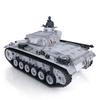 TOUCAN RC HOBBY Pro.Edition RTR Henglong 1/16 Snow TK7.0 Panzer III H RTR RC Tank 3849 Metal Wheels BB Airsoft Smoke Effect IR Battle with Sticter view 3