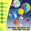 teytoy Set of 8 Sports Balls for Toddlers 1-3,Toddler Outdoor Toys,Soft Indoor Outdoor Ball Toys Boys Girls Kids Baby Ball-Basketball Baseball Football Rugby Bounce Ball Beach Ball with Free Bump/Bag view 2