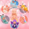 4 Inch Mini Baby Dolls 6pcs Set Lifelike Realistic Tiny Reborn Babies Dolls Toys with Cute Handmade Miniature Sleeping Doll Clothes for Suitability Gifts for Kids 3+ Shower Party Birthday Gifts view 2
