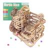 KWASVLYA 3D Wooden Marble Maze Puzzle for Adults & Teens, DIY Challenging Model Building Kit - Hand-Assembled Mechanical Brain Teaser, Home Office Desk Decor & Stress Relief Toy (Marble Maze) view 1