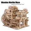 KWASVLYA 3D Wooden Marble Maze Puzzle for Adults & Teens, DIY Challenging Model Building Kit - Hand-Assembled Mechanical Brain Teaser, Home Office Desk Decor & Stress Relief Toy (Marble Maze) view 2