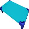 24 Pieces Toddlers Cot Sheets for Daycare Preschool Standard Size 22 x 40 Inch Soft Breathable Nap Sheet Polyester Cotton Turquoise Cot Sheets for Boys Girls Naptime Sleeping for Cots Mat view 1