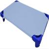 24 Pieces Toddlers Cot Sheets for Daycare Preschool Standard Size 24 x 51 Inch Soft Breathable Nap Sheet Polyester Cotton Sky Blue Cot Sheet for Boys Girls Naptime Sleeping for Cots Mat view 1