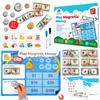 Simply magic 67 PCS Play Money for Teaching - Magnetic Money for Classroom Activity Set, Pretend Play Money Magnets for Kids, Money Manipulatives & Games, Toy Toddler Money, Learning Coins, Bills view 1