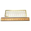 1:100 Model Boat Straight Ladder with Handrail Thickness 0.3mm Brass Etching Sheet for DIY Ship Etched Stairs Railing view 2