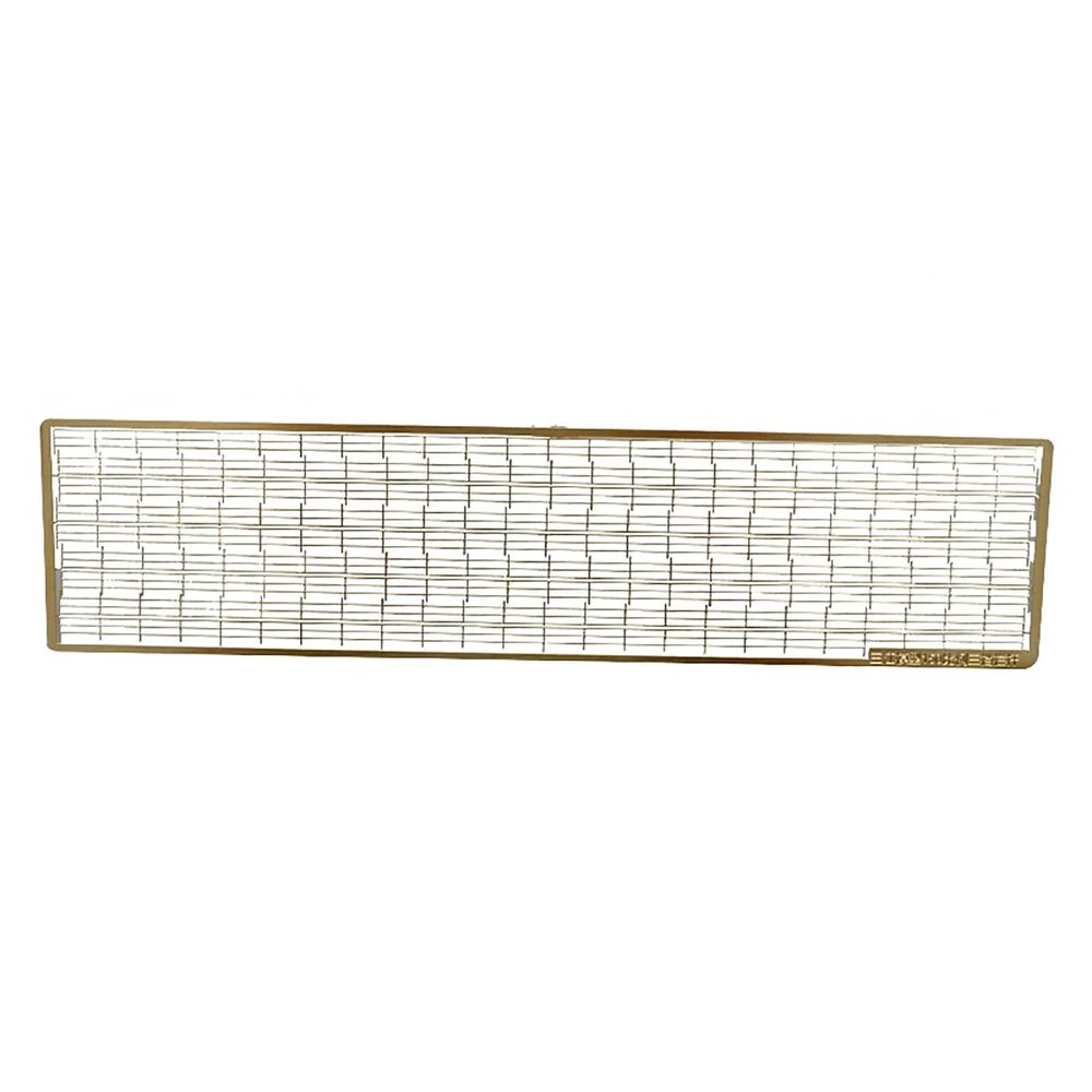 Model Marine 1:150 Ratio Brass Etched Railing Length 290mm Height 7mm Micro Balustrade Baluster for RC Simulation Boat DIY