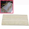 1:48 RC Simulated Boat Model Etched Plate PE Railing Height 22mm Brass Etching Handrail for DIY Ship Decoration Assembly view 2