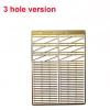 1/35 RC Boat Model Perforated Railing Inner Hole 0.7mm Thickness 0.6mm Brass Etching Handrails for Simulated Ship Assembly(3 Hole Version) view 2