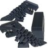 6" Flexi Rexi T Rex - 20+ Colors - Made in USA (Dual Black / Silver) view 2