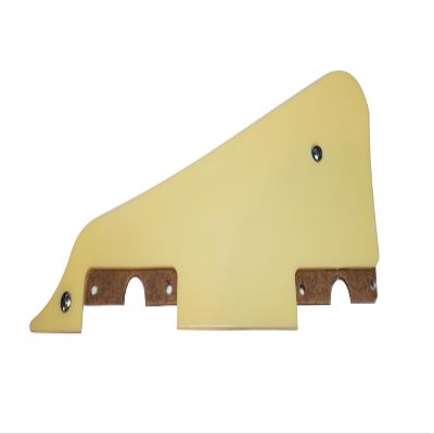 Screwless - No Drill - Pickguard Mount (with pickguard included) compatible with Les Paul guitars (Cream)