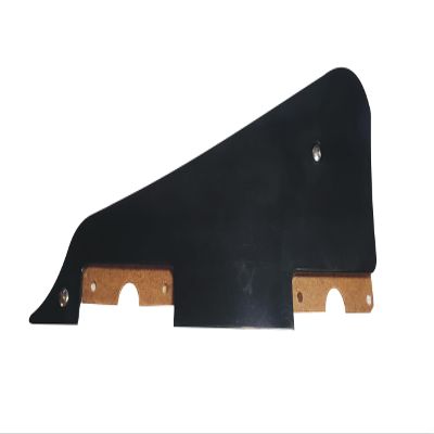 Screwless - No Drill - Pickguard Mount (with pickguard included) compatible with Les Paul guitars (Black)