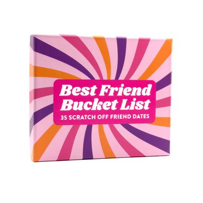 Best Friend Bucket List Scratch Off Cards 35 Fun Adventure Date Ideas for Friends Unique Gift for Women, Besties, or BFFs Friendship Gift for Birthdays or Galentine's Day