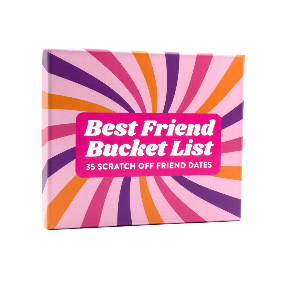 Best Friend Bucket List Scratch Off Cards 35 Fun Adventure Date Ideas for Friends Unique Gift for Women, Besties, or BFFs Friendship Gift for Birthdays or Galentine's Day