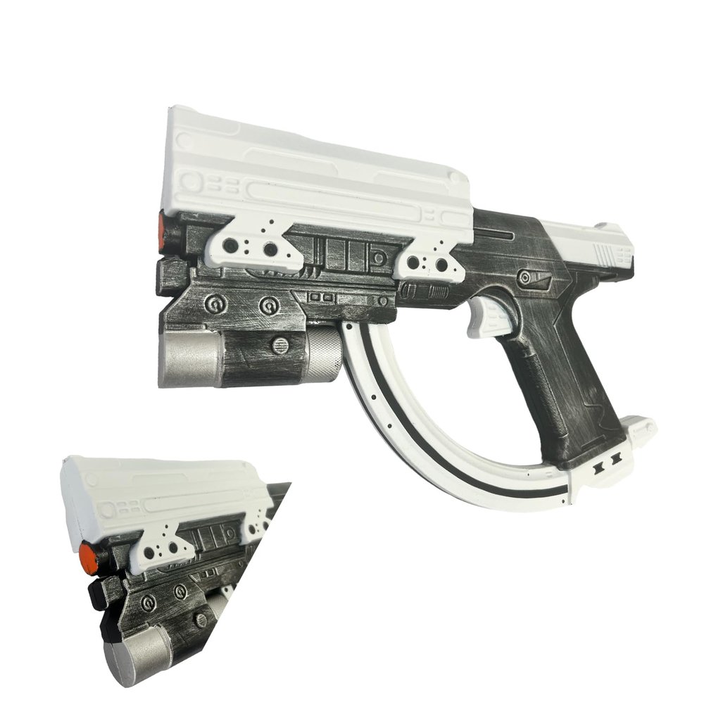 13x 8 Foam D2 Forerunner sidearm Prop Replica for Role Playing Cosplay Costume Halloween Xmas Gift