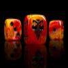 Baron of Dice Fires of Hell Resin Dice - Set of 25 (Square) view 1