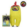 YuMe Official Among Us Toikido Toys Inflatable Kids Halloween Cosplay Costume for Children Crewmate - Yellow with You Glove to See it Hat view 2