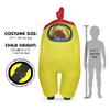YuMe Official Among Us Toikido Toys Inflatable Kids Halloween Cosplay Costume for Children Crewmate - Yellow with You Glove to See it Hat view 4