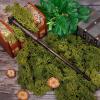 CharmRegion Wooden Wizard Magic Wand Hand Carved Wood Witch Wand for Kids Collection Cosplay, 14.5 in, Pyramid view 2