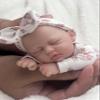 MYREBABY 7 Inch Reborn Baby Doll  Silicone Doll Girl Betty, Mini Realistic Newborn Baby Dolls Silicone Full Body with Feeding Accessories view 2