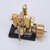2 Cylinder Steam Engine Kit, Mini Inline Swing Steam Engine Model for Within 40cm Retro Boat Models Science Physical Experiment Toy for Adult - Without Boiler view 2