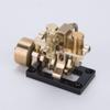 2 Cylinder Steam Engine Kit, Mini Inline Swing Steam Engine Model for Within 40cm Retro Boat Models Science Physical Experiment Toy for Adult - Without Boiler view 4