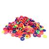 100 Pcs Baby Girls Hair Ties - Small Size Elastic Hair Ties for Baby Girls Infants Toddlers Multicolor Hair Bands Elastic Ponytail Holder (Dark) view 1