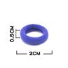 100 Pcs Baby Girls Hair Ties - Small Size Elastic Hair Ties for Baby Girls Infants Toddlers Multicolor Hair Bands Elastic Ponytail Holder (Dark) view 3