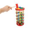 RiToEasysports Wooden Ball Drop Toy,Pound Roll Ramp Toys Roll Wood Tower with Hammer for Toddlers view 4