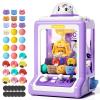 Jovow Claw Machine for Kids, Mini Vending Machine with Game Coins & Music, Prize Dispenser Toys for Girls and Boys, Electronic Claw Game Machine for Party Birthdays, Includes 30 Mini Toys view 1