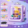 Jovow Claw Machine for Kids, Mini Vending Machine with Game Coins & Music, Prize Dispenser Toys for Girls and Boys, Electronic Claw Game Machine for Party Birthdays, Includes 30 Mini Toys view 3