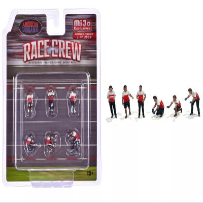 American Diorama 1/64 Figure Race Crew Mechanic American Diorama Race Crew Figures