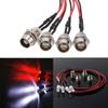 4LED Light Headlights Taillight Kit Accessories & 12mm Hex Wheel Rims & OD 2.59" Rubber Tires view 4