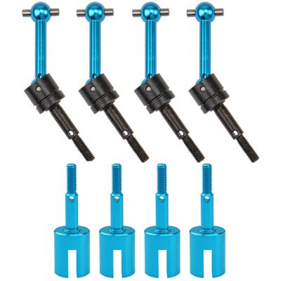 4Pack Metal Universal CVD Drive Shaft Dogbone Joint & Aluminum Alloy Stub Wheel Axle Cup Joint Cup