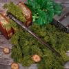 CharmRegion Wooden Wizard Magic Wand Hand Carved Wood Witch Wand for Kids Collection Cosplay,14.5 in, Bud view 2