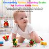 Baby Toys 0-6 Months: Baby Rattles 0-6 Months Infant Toys Baby Wrist Rattle Socks for 6-12 Month Baby Boy Girl Gifts Easter Basket Stuffers view 3