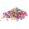 100 Pcs Baby Girls Hair Ties - Small Size Elastic Hair Ties for Baby Girls Infants Toddlers Multicolor Hair Bands Elastic Ponytail Holder (Light) view 1