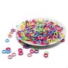 100 Pcs Baby Girls Hair Ties - Small Size Elastic Hair Ties for Baby Girls Infants Toddlers Multicolor Hair Bands Elastic Ponytail Holder (Light) view 2