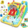 AKEYDIY Bounce House Water Slide for Kids 3-12 - Outdoor/Indoor Inflatable Water Bounce House with 3 Slides, Climbing Wall, Ball Pit & Jumping Area - Water Bouncy House Includes Blower (15.6ft x 11ft) view 1
