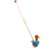 ibasenice Toddler Walker Push Eagle Toy Cartoon Animal Wooden Push Cart with Large Storage Basket for Baby Walking and Early Development Indoor Outdoor Play view 1