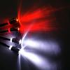 4LED Light Headlights Taillight Kit Accessories & Universal RC Screws Kit,M3 Screws Flat washers R Clips Hexagon Wrench Repair Tool Box with Magnetic Screw Tray view 2