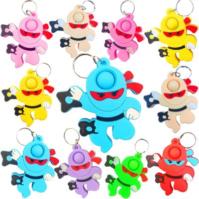 20 Packs Bulk Ninjas fidgets Toys for Kids Children Classroom Students Gifts Prize from Teacher,Birthday Party Bubble Favors