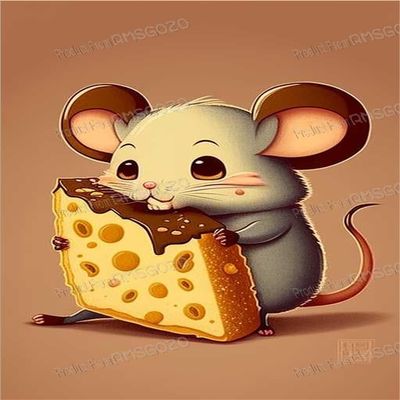 300 Piece Wooden Puzzles for Adults- Vintage Cheese Mouse - Leisure Gift for All - Best Gift for Birthday Party - Stress-Free Starter Puzzle for Adults Beginners