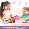 Lehoo Castle Toys for 3 4 Years Old Girls, Vet Play Sets, Wooden Doctor Kit for Toddlers 3-5 Pink, Pretend Play Dr Kits with Puppy, Dog Bag, Medical Accessories view 4