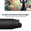 BFDHGQZC Black Cat Among Flowers for MTG & TCG Playmat, 24" x 14" Mouse Pad for MTG/RPG/CCG Trading Card Games view 4