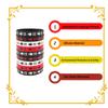 ATSMOICY 24PCS Ladybug Silicone Bracelets Wristband Party Favors -Beetle Theme Decorations Birthday Baby Shower Supplies Carnival/Events/Prize view 3