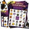 DimiGlobal 24 Halloween Bingo Game Cards for Kids Halloween Party Paper Bingo Cards Bulk,School Classroom Games,Halloween Party Supplies,Family Game Set Cards view 1