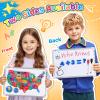 Alritz Pretend Teacher Playset, Role Pretend Play Kids School Toys Kit Include Map, Calendar, White Board Boys Girls Toys, Birthday Gift for Ages 5 6 7 8 9 10 11 12 13+ view 4