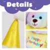 Cuteoy Happy Birthday Dog Musical Stuffed Animal Shaking Singing Dancing Plush Puppy Toy Electric Interactive Animated Plushies Gifts for Kids Girls Boys view 3