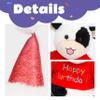 Cuteoy Happy Birthday Cow Musical Stuffed Animal Shaking Singing Dancing Plush Toy Electric Interactive Animated Plushies Gifts for Kids Girls Boys view 3