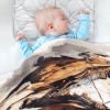 WELLDAY Baby Blanket for Boys Girls - Western Cowboy Portrait Blankets, Unisex Soft and Comfor Children Blanket for Children Sound Sleep Boys and Girls Gifts 30 x 40 Inch view 4